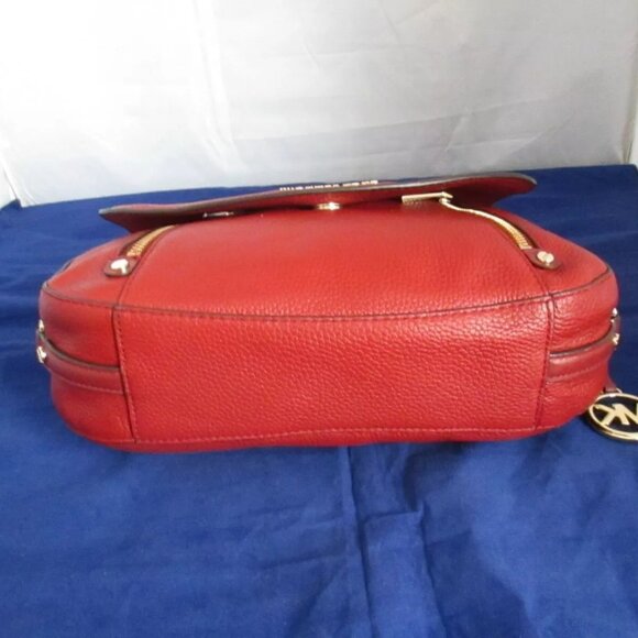Michael Kors Bedford Legacy Leather Flap Shoulder Bag $298 Brandy #3168 - Picture 13 of 13